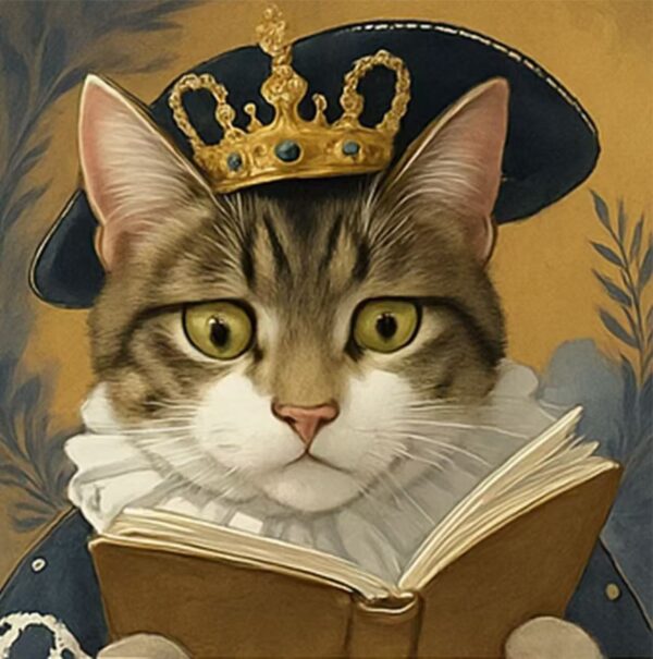 Custom Royal Cat Portrait - Image 9