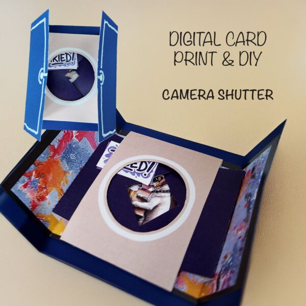 Printable Digital 3D Camera Shutter Cards - Image 3