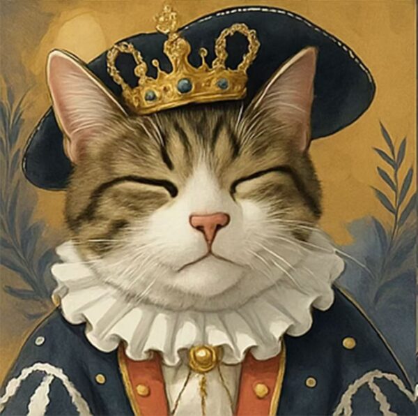Custom Royal Cat Portrait - Image 7