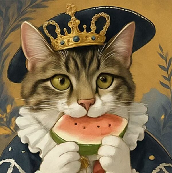 Custom Royal Cat Portrait - Image 8