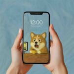 Digital Phone Wallpapers Shock Dog/Cute Lock Screen/Avatars/Stickers