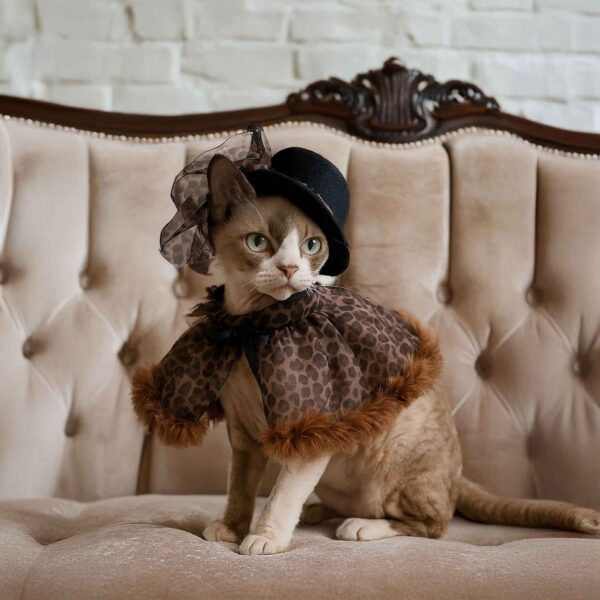 Romantic Cape Set for Cats-Make 2 Sets (All Inclusive DIY Kit) - Image 6