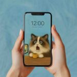 Digital Phone Wallpapers Shock Cat/Cute Lock Screen/Avatars/Stickers