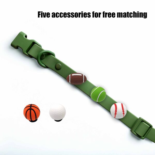 Personalized Dog Collar Leash Full Set with Playful Designs - Super Bowl Sport Fans - Image 2