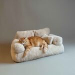 Classic Washable Fluffy Cozy Pet Calming Bed Dog Cat Sofa Bed Snoozy Dream