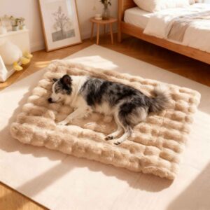 LazyFuzz Calming Pet Bed Mat Fluffy Non-Slip