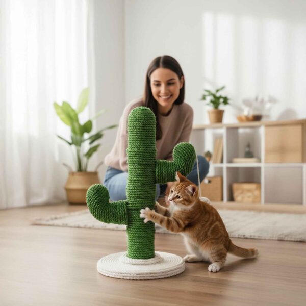 Desert Oasis California Cactus Cat Tree Cat Scratching - Image 2