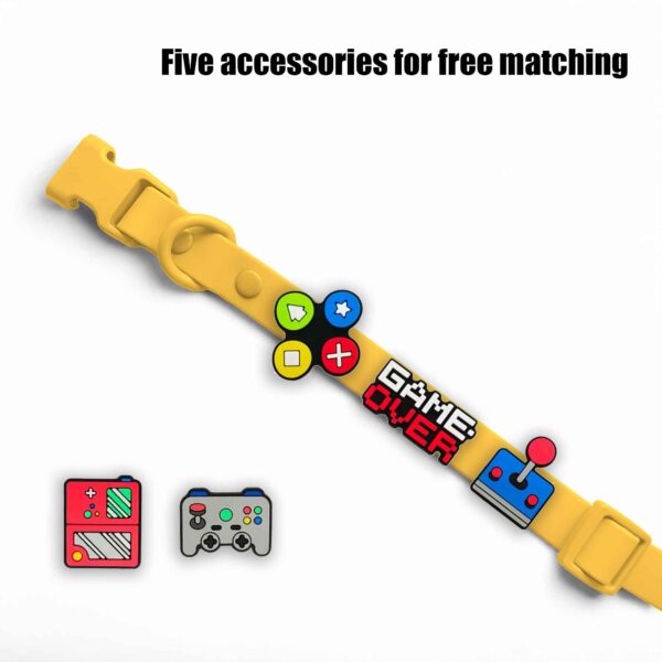 Personalized Dog Collar with Playful Designs - Cool GameBOY - Image 3