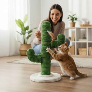 Desert Oasis California Cactus Cat Tree Cat Scratching