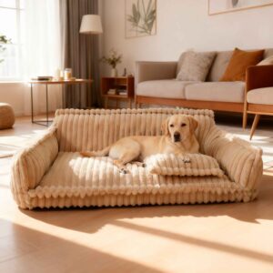 Snoozy Dream Orthopedic Dog Sofa Bed Large Washable and Fluffy