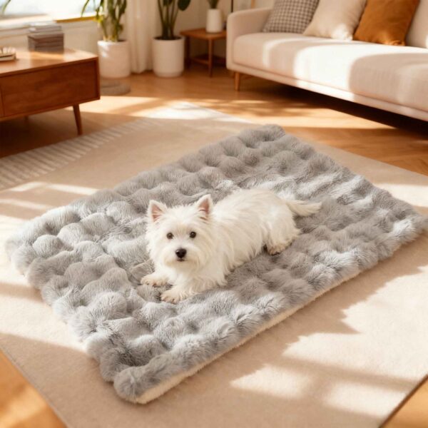 LazyFuzz Calming Pet Bed Mat Fluffy Non-Slip - Image 2