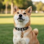 Personalized Dog Collar with Charm and Shinning Dog Name