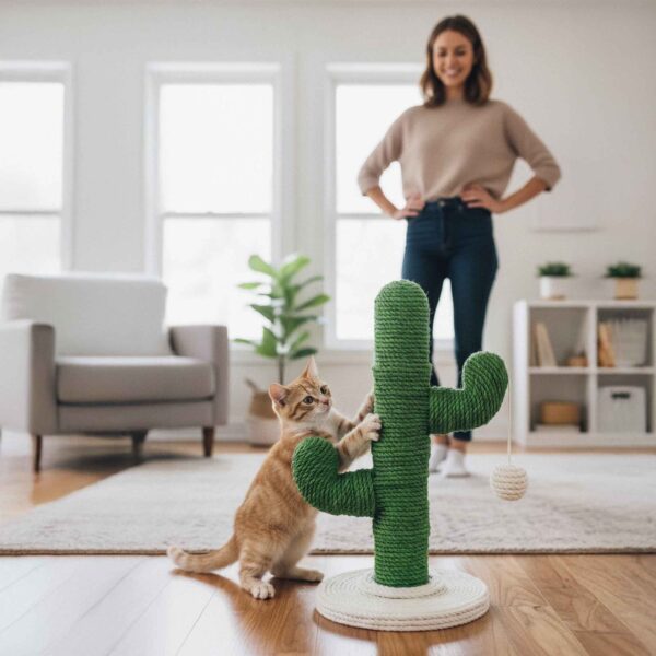 Desert Oasis California Cactus Cat Tree Cat Scratching - Image 4