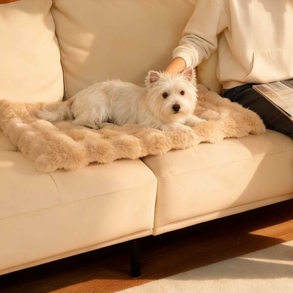 LazyFuzz Calming Pet Bed Mat Fluffy Non-Slip - Image 3