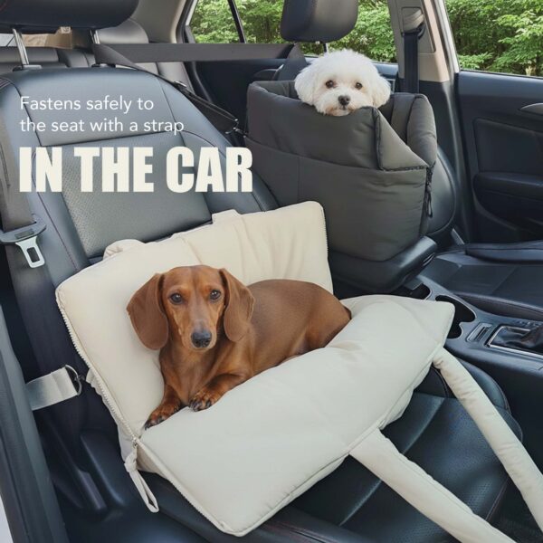Pet Tote Bag Car Seat Carriers Cotton Soft Fluffy Waterproof - Image 5