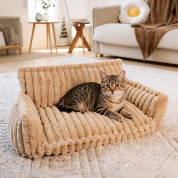 Snoozy Dream Orthopedic Dog Sofa Bed Large Washable Fluffy - Image 4