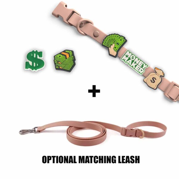 Personalized Dog Collar with Playful Designs - Make Me Rich Rap King - Image 5