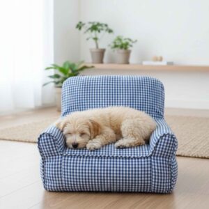 Washable Cotton Comfort Calming Bed Dog Cat Sofa Bed