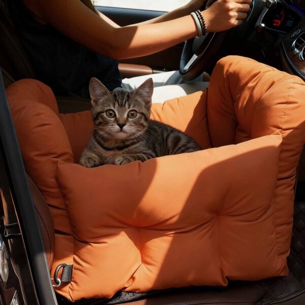 Pet Car Seat Carriers Cotton Soft Fluffy Safety - Image 2
