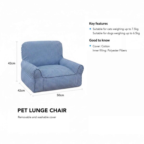Washable Cotton Comfort Calming Bed Dog Cat Sofa Bed - Image 8