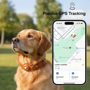 Smart Dog Tracker GPS/AirTag Holder Collar