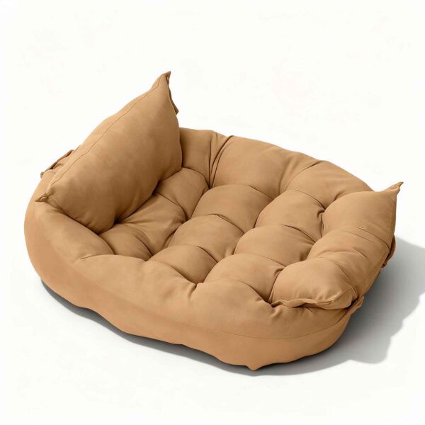 3-in-1 Adjustable Cloudy Pet Bed – Flat Mat to Warm Nest - Image 10
