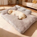Super Large Thick Snoozy Dream Spine Protection Dog Cushion Bed