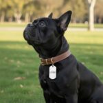 You Mean The World To Me Collar - Luxury Leather Hand Made with Custom Dog Tag Dog Name