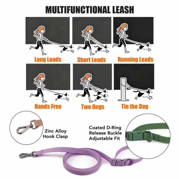 Personalized Dog Collar Leash Full Set with Playful Designs - Girl Power - Image 6