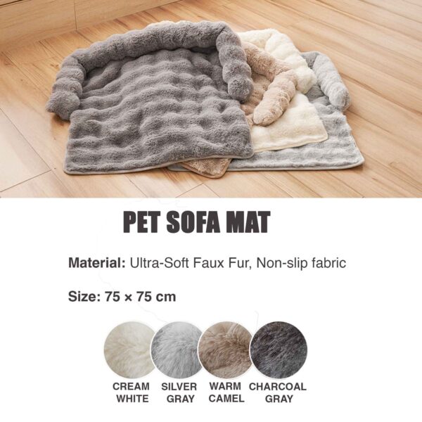 Fluffy Dog Bed Pet Bed Mat Ultra Soft Sofa Mat - Image 7