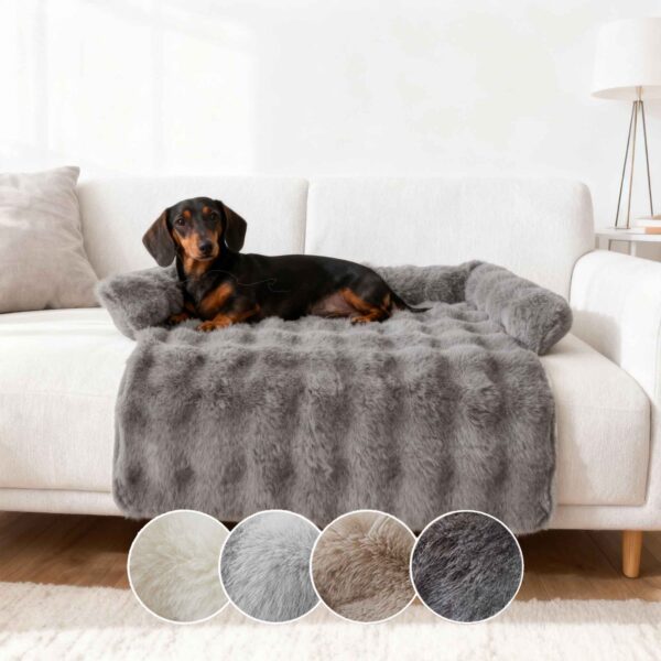 Fluffy Dog Bed Pet Bed Mat Ultra Soft Sofa Mat - Image 3