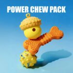 3 in 1 Toys Pack - Power Chew Kit Dental Health and Stress-Relief Bundle for Tough Chewers
