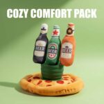3 in 1 Toys Pack - Cozy Comfort Kit Calming Toys Helping Pups Feel Safe Rest Better