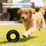 Play Toys - Bite‑Resistant Rubber Tire Toy Pet Toy Dog Toy
